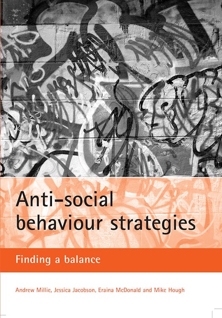 Book cover image for Anti-social behaviour strategies ISBN: 9781861347633